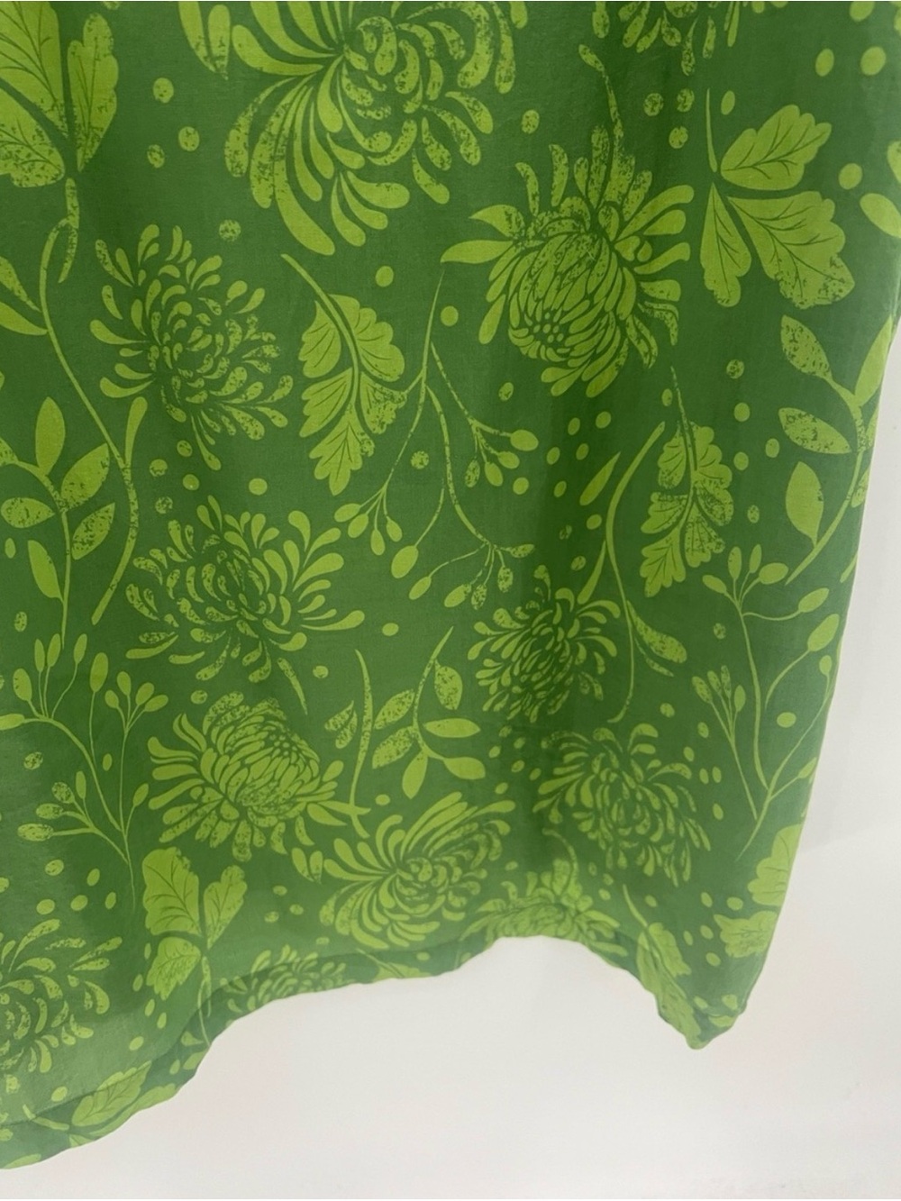 Gudrun Sjoden ORGANIC Green Floral Midi Dress - Picture 6 of 8